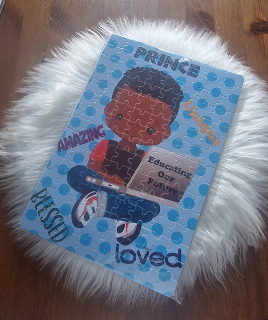 Blessed Prince A4 Positive Affirmation Puzzle