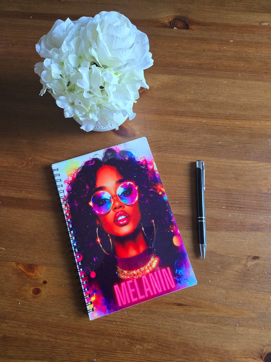Afrocentric A5 spiral Notebook