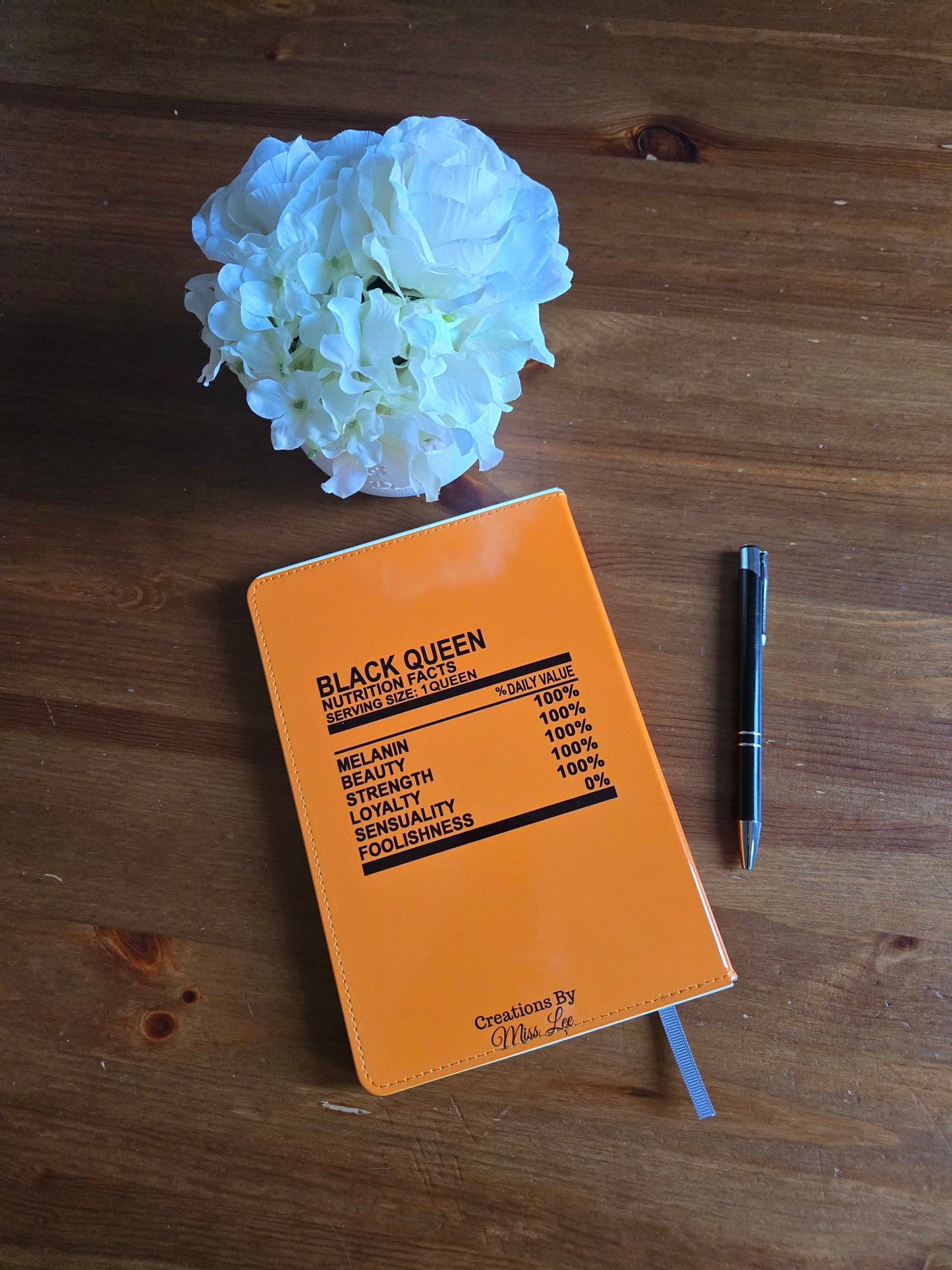 Afrocentric A5 faux leather bound Journal/Notebook