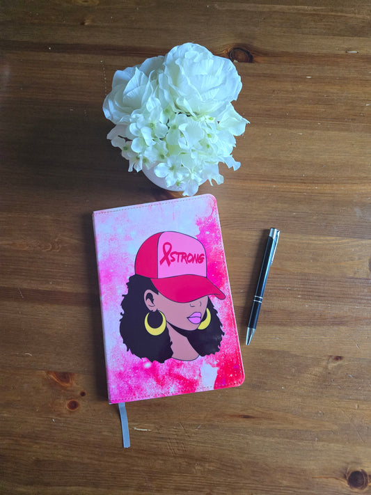 Afrocentric A5 faux leather bound Journal/Notebook